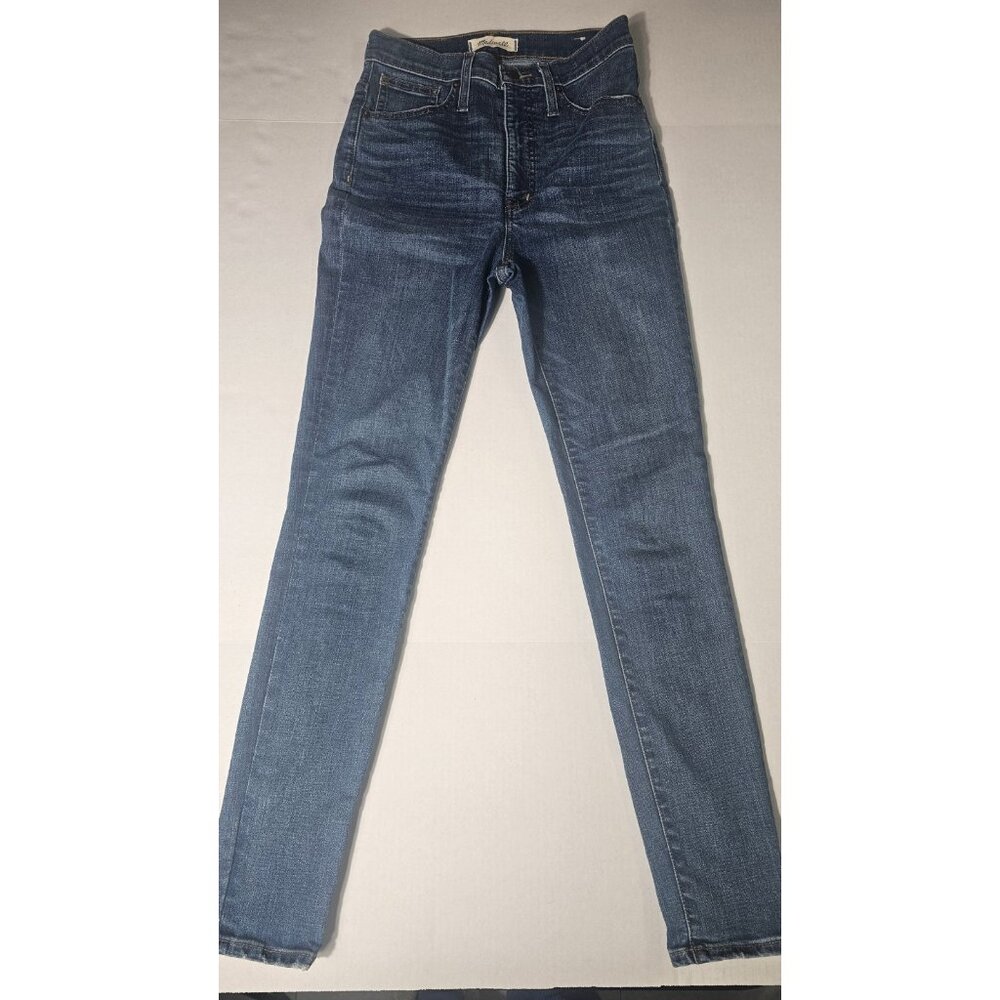 Madewell High Rise Skinny Jeans 25 Blue Stretch Denim. (HL454)